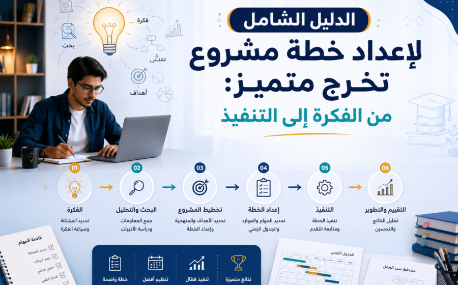 خطة إنشاء مشروع تخرج متميز
