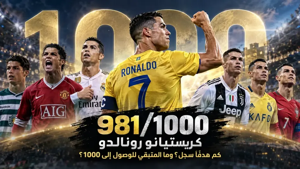 4. كريستيانو رونالدو والطريق إلى 1000 هدف في مسيرته الكروية