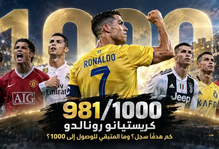 4. كريستيانو رونالدو والطريق إلى 1000 هدف في مسيرته الكروية
