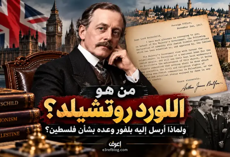 اللورد والتر روتشيلد مستلم وعد بلفور وعلاقته بفلسطين
