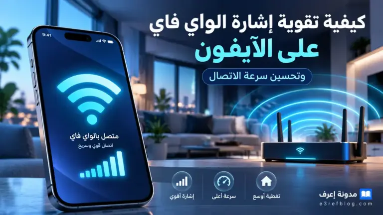 تقوية الواي فاي على الآيفون