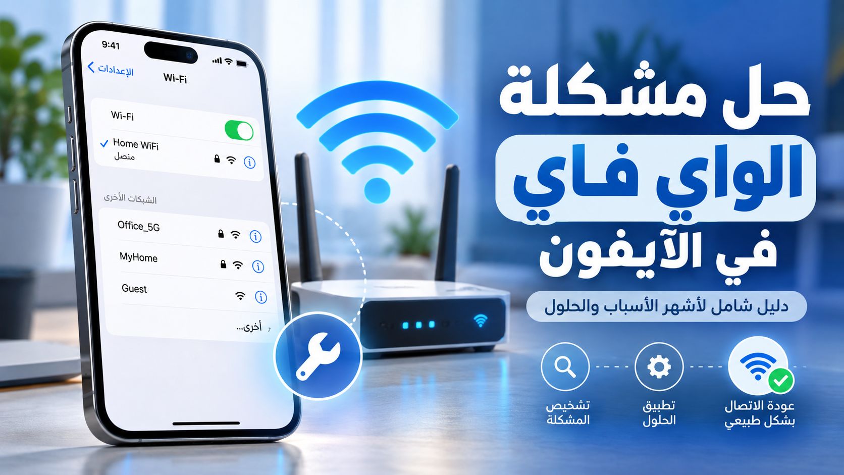 حل مشكلة الواي فاي في الآيفون